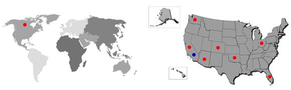 Chapter Area Map