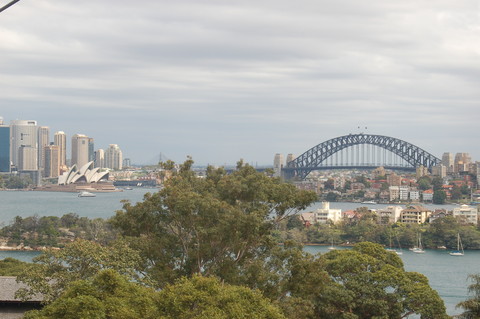 Sydney Opera House and Harbour Bridge from Taronga Zoo